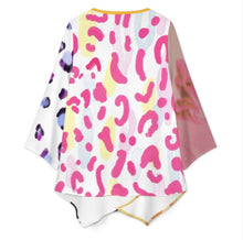 Charger l&#39;image dans la galerie, Haut à manches longues et col en V pour femme avec ourlet irrégulier BZL personnalisée avec prénom motif texte (conception multi-images)
