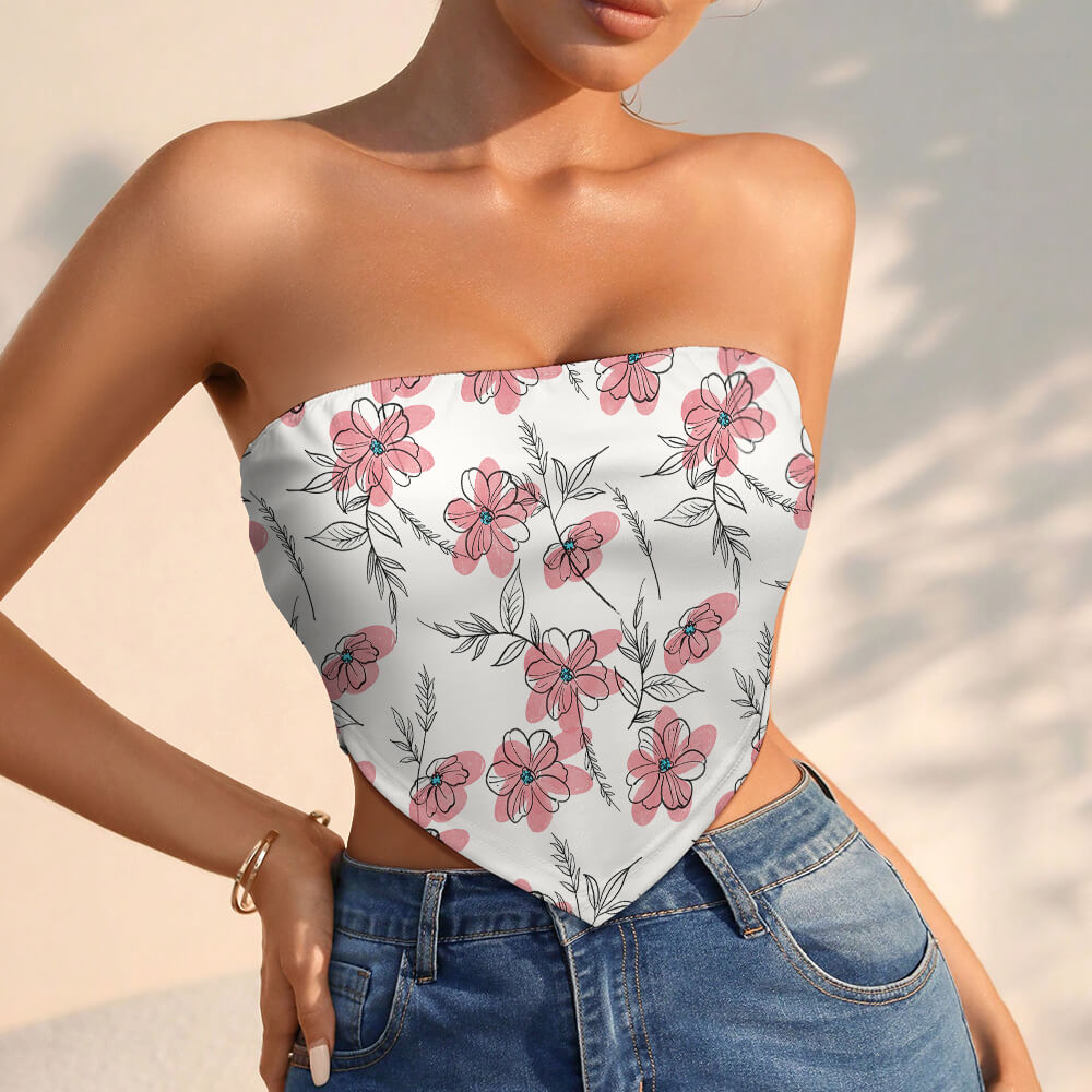 Crop Bandeau Haut Femme Top Bandeau Femme Urban Classics (x2