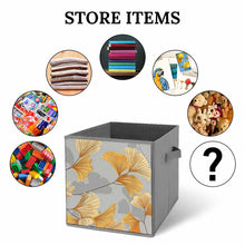 Charger l&#39;image dans la galerie, Lot de 6 bacs de rangement pliables personnalisée avec prénom motif texte
