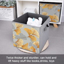 Charger l&#39;image dans la galerie, Lot de 6 bacs de rangement pliables personnalisée avec prénom motif texte
