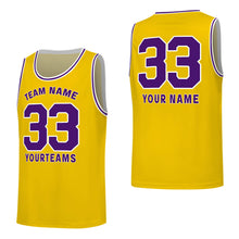 Charger l&#39;image dans la galerie, Maillot de basket-ball ras du cou pour homme ABK personnalisé avec photo texte prénom
