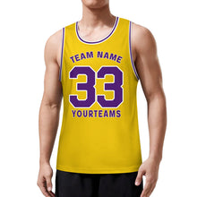 Charger l&#39;image dans la galerie, Maillot de basket-ball ras du cou pour homme ABK personnalisé avec photo texte prénom
