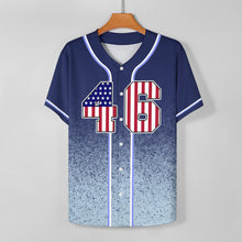 Charger l&#39;image dans la galerie, Maillot de baseball homme J50T personnalisé avec texte motif photo (conception multi-images)
