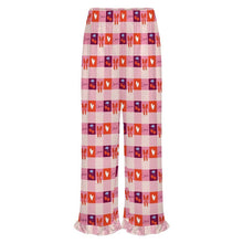 Charger l'image dans la galerie, Pantalon de pyjama à volants pour femme NSHYBSK personnalisé avec prénom motif texte (conception une image)
