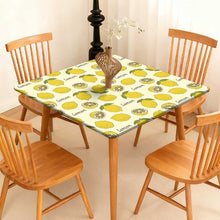 Charger l&#39;image dans la galerie, Nappe carrée en toile cirée JJ05191095 personnalisé avec photo texte prénom
