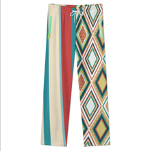 Charger l&#39;image dans la galerie, Pantalon de pyjama ample en peluche pour femme LM072 personnalisée avec prénom motif texte (conception multi-images)
