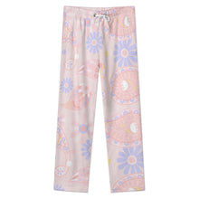 Charger l&#39;image dans la galerie, Pantalon de pyjama ample en peluche pour femme LM218 (motifs différents devant et derrière) personnalisé avec photo texte prénom
