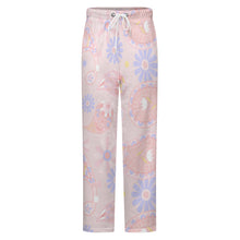 Charger l&#39;image dans la galerie, Pantalon de pyjama ample en peluche pour femme LM218 (motifs différents devant et derrière) personnalisé avec photo texte prénom
