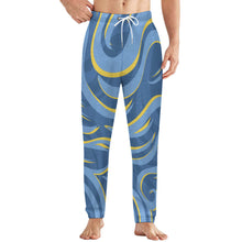 Charger l&#39;image dans la galerie, Pantalon de pyjama ample en peluche pour homme LM071 personnalisé avec photo texte prénom (conception une image)
