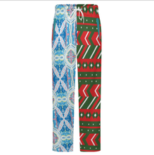 Charger l&#39;image dans la galerie, Pantalon de pyjama ample en peluche pour homme LM071 personnalisée avec prénom motif texte (conception multi-images)
