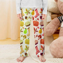 Charger l&#39;image dans la galerie, Pantalon de pyjama garçon / fille en pur coton D31P personnalisée avec prénom motif texte
