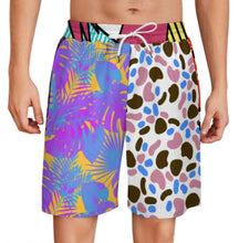 Charger l&#39;image dans la galerie, Pantalon de survêtement court pour homme LM133 taille XS à 4XL personnalisée avec prénom motif texte (conception multi-images)
