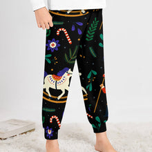 Charger l&#39;image dans la galerie, Pantalon de pyjama pour enfants D29P Pantalon de nuit pour filles et garçons personnalisé avec photo texte prénom (conception une image)
