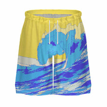 Charger l&#39;image dans la galerie, Short de basket-ball LQK short de sport en maille pour hommes personnalisée avec prénom motif texte
