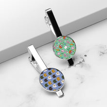 Charger l&#39;image dans la galerie, Pinces à cravate (lot de 2 avec différents motifs) personnalisée avec prénom motif texte
