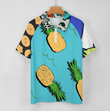Charger l&#39;image dans la galerie, Polo chemise fonctionnelle homme manches courtes sport ultra-léger avec zip LTPL20 personnalisé avec texte motif photo (conception multi-images)
