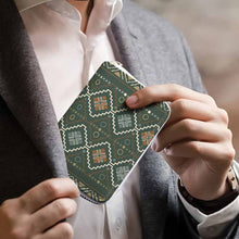 Charger l&#39;image dans la galerie, Porte-cartes en cuir personnalisé avec photo texte prénom (conception une image)
