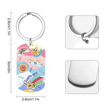 Charger l&#39;image dans la galerie, Porte-clés en métal et plaques d&#39;identification pour chien avec la même image des deux côtés personnalisé avec photo texte prénom
