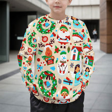 Charger l&#39;image dans la galerie, Pull enfant GR-EYW personnalisé avec photo texte prénom
