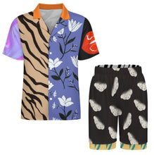 Charger l&#39;image dans la galerie, Pyjama homme 2 pièces manches courtes LM135 personnalisée avec prénom motif texte (conception multi-images)
