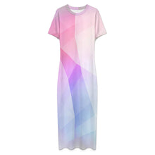 Charger l&#39;image dans la galerie, Robe midi slim à manches courtes pour femme MXLD151 RRDCQ personnalisé avec photo texte prénom (conception une image)
