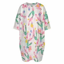 Charger l&#39;image dans la galerie, Robe pyjama t-shirt grande taille pour femme, grandes tailles LM475 personnalisé avec photo texte prénom (conception une image)
