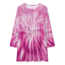 Charger l&#39;image dans la galerie, Robe à manches longues pour femmes F72Q style épissage décontracté personnalisé avec photo texte prénom (conception une image)
