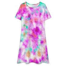 Charger l&#39;image dans la galerie, Robe chemise femme F77Q robe à manches courtes personnalisé avec photo texte prénom (conception une image)
