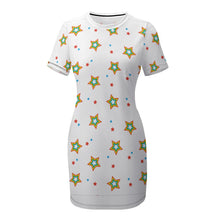 Charger l&#39;image dans la galerie, Robe d&#39;été pour femme Robe en jersey élégante NZ003 personnalisée avec logo texte photo (conception multi-images)
