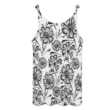 Charger l&#39;image dans la galerie, Robe débardeur moulante à bretelles spaghetti pour femmes F19Q à la mode personnalisé avec photo texte prénom
