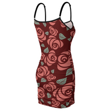 Charger l&#39;image dans la galerie, Robe de plage femme sling wrap dress NZ007 personnalisé avec texte motif photo (conception multi-images)
