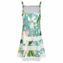 Charger l'image dans la galerie, Robe nuisette à bordure en dentelle pour femme SDS2520 personnalisé avec photo texte prénom (conception une image)
