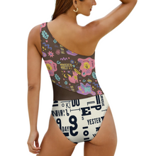 Charger l'image dans la galerie, Maillot de bain une pièce amincissant en maille sexy pour femme SDS504 personnalisé avec photo texte prénom (conception multi-images)
