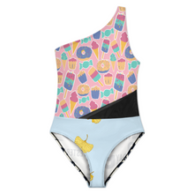 Charger l'image dans la galerie, Maillot de bain une pièce amincissant en maille sexy pour femme SDS504 personnalisé avec photo texte prénom (conception multi-images)
