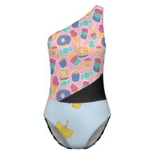 Charger l'image dans la galerie, Maillot de bain une pièce amincissant en maille sexy pour femme SDS504 personnalisé avec photo texte prénom (conception multi-images)
