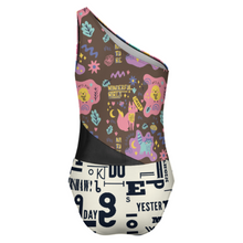 Charger l'image dans la galerie, Maillot de bain une pièce amincissant en maille sexy pour femme SDS504 personnalisé avec photo texte prénom (conception multi-images)
