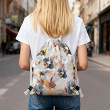 Charger l&#39;image dans la galerie, Sac à dos à cordon en toile XB0604196 personnalisée avec prénom motif texte
