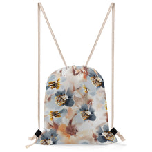 Charger l&#39;image dans la galerie, Sac à dos à cordon en toile XB0604196 personnalisée avec prénom motif texte
