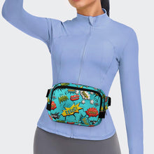 Charger l&#39;image dans la galerie, Sac banane carré double épaisseur XB0610007 pour homme et femme personnalisé avec photo texte prénom
