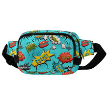 Charger l&#39;image dans la galerie, Sac banane carré double épaisseur XB0610007 pour homme et femme personnalisé avec photo texte prénom
