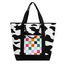 Charger l'image dans la galerie, Sac de courses isotherme grande capacité XB0601064 personnalisée avec prénom motif texte (conception multi-images)
