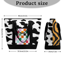 Charger l'image dans la galerie, Sac de courses isotherme grande capacité XB0601064 personnalisée avec prénom motif texte (conception multi-images)
