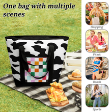Charger l'image dans la galerie, Sac de courses isotherme grande capacité XB0601064 personnalisée avec prénom motif texte (conception multi-images)
