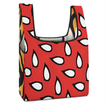 Charger l&#39;image dans la galerie, Sac pliable / Cabas de courses pliable XB0601017 personnalisée avec prénom motif texte (conception multi-images)
