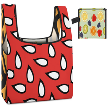 Charger l&#39;image dans la galerie, Sac pliable / Cabas de courses pliable XB0601017 personnalisée avec prénom motif texte (conception multi-images)

