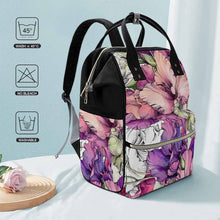 Charger l&#39;image dans la galerie, Sac à dos momie étanche personnalisé avec prénom photo texte logo
