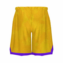 Charger l&#39;image dans la galerie, Short de basket-ball en maille avec cordon de serrage pour hommes LQK jusqu&#39;au 4XL personnalisée avec prénom motif texte (conception multi-images)
