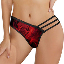 Charger l&#39;image dans la galerie, Slip lingerie sexy femme string SDS2005 personnalisé avec photo motif texte
