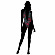 Charger l&#39;image dans la galerie, Sous-vêtement combinaison sexy en V profond pour femme SDSQQ004 personnalisé avec photo texte prénom
