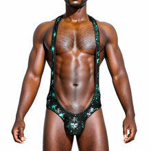 Charger l&#39;image dans la galerie, Sous-vêtement sexy une pièce pour homme SDSQQ001 personnalisé avec photo texte prénom (conception une image)

